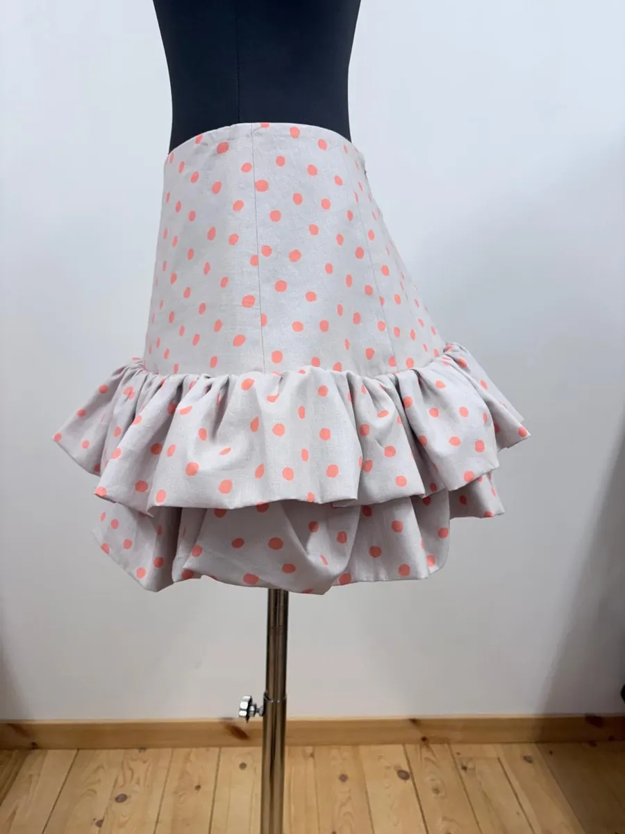 Polka Dot Ruffle Skirt — view 5