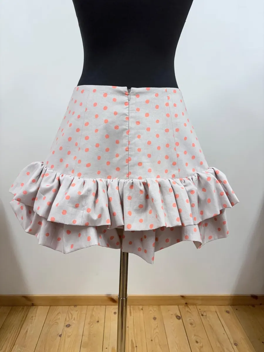 Polka Dot Ruffle Skirt — view 6