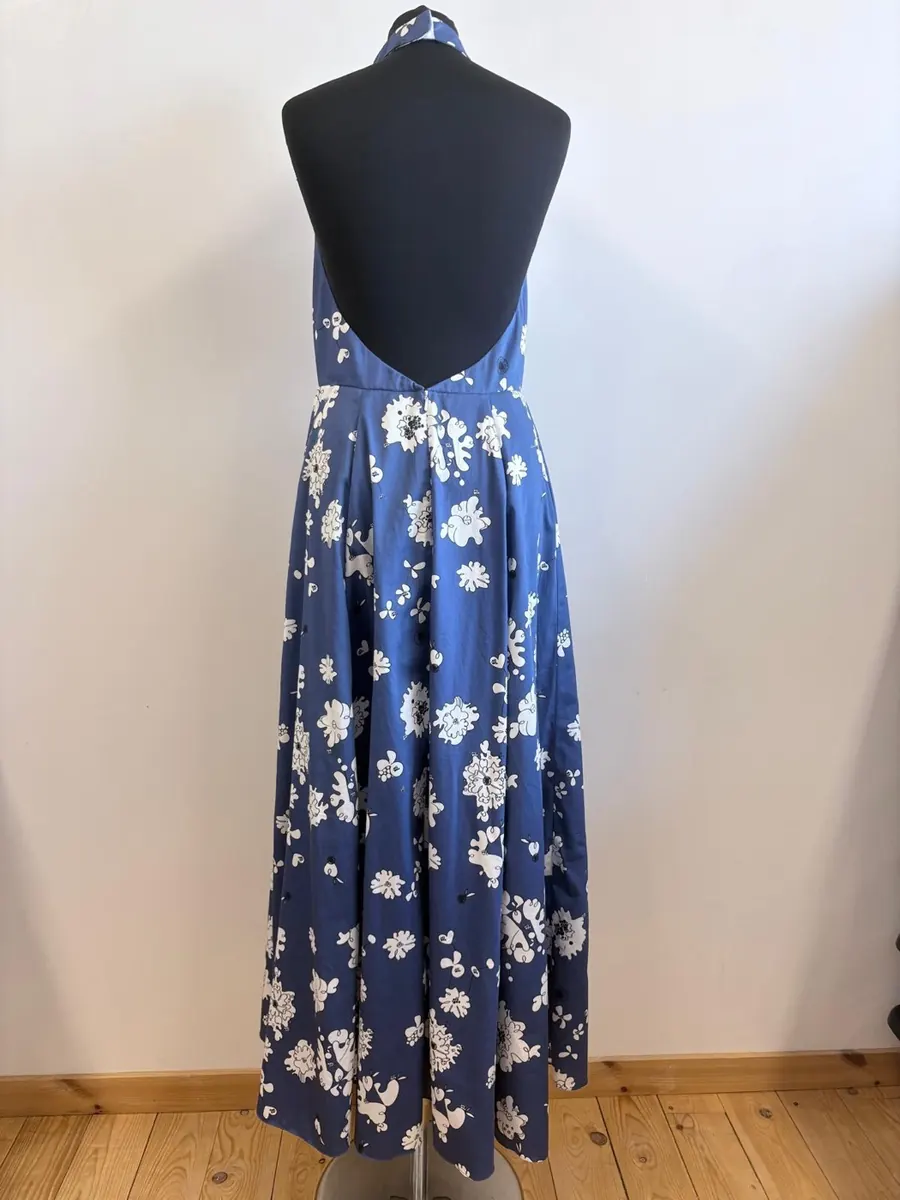Cotton Flared Dress detail 1