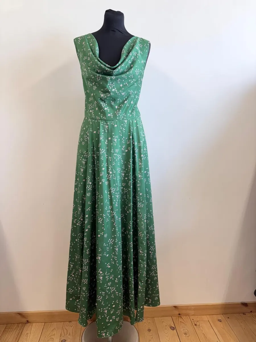 Open-Back Cotton Dress