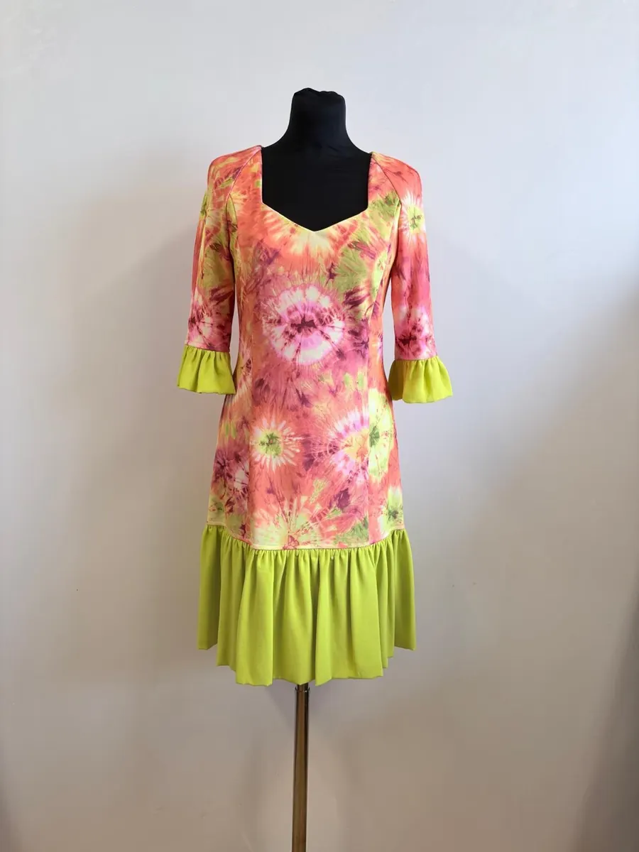 Silk-Frill Dress