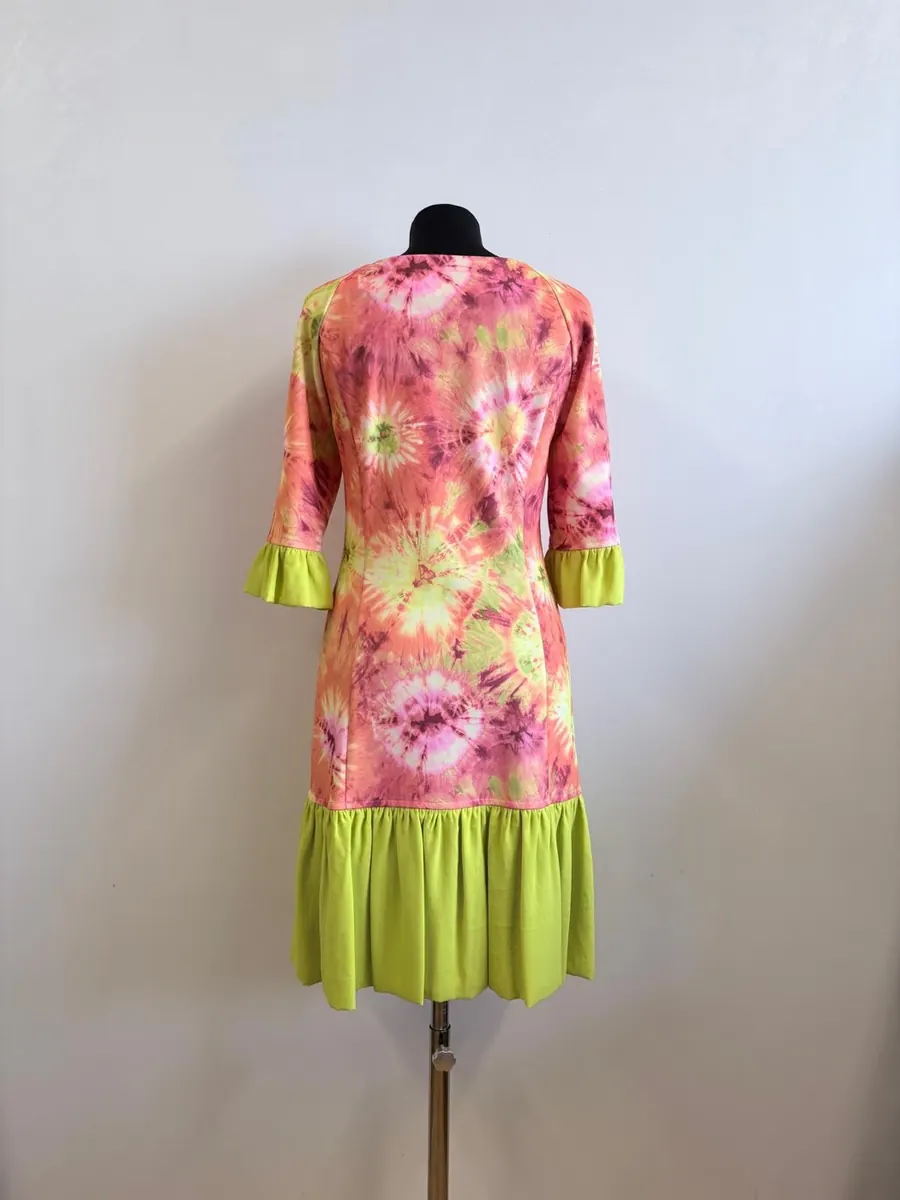 Silk-Frill Dress detail 2