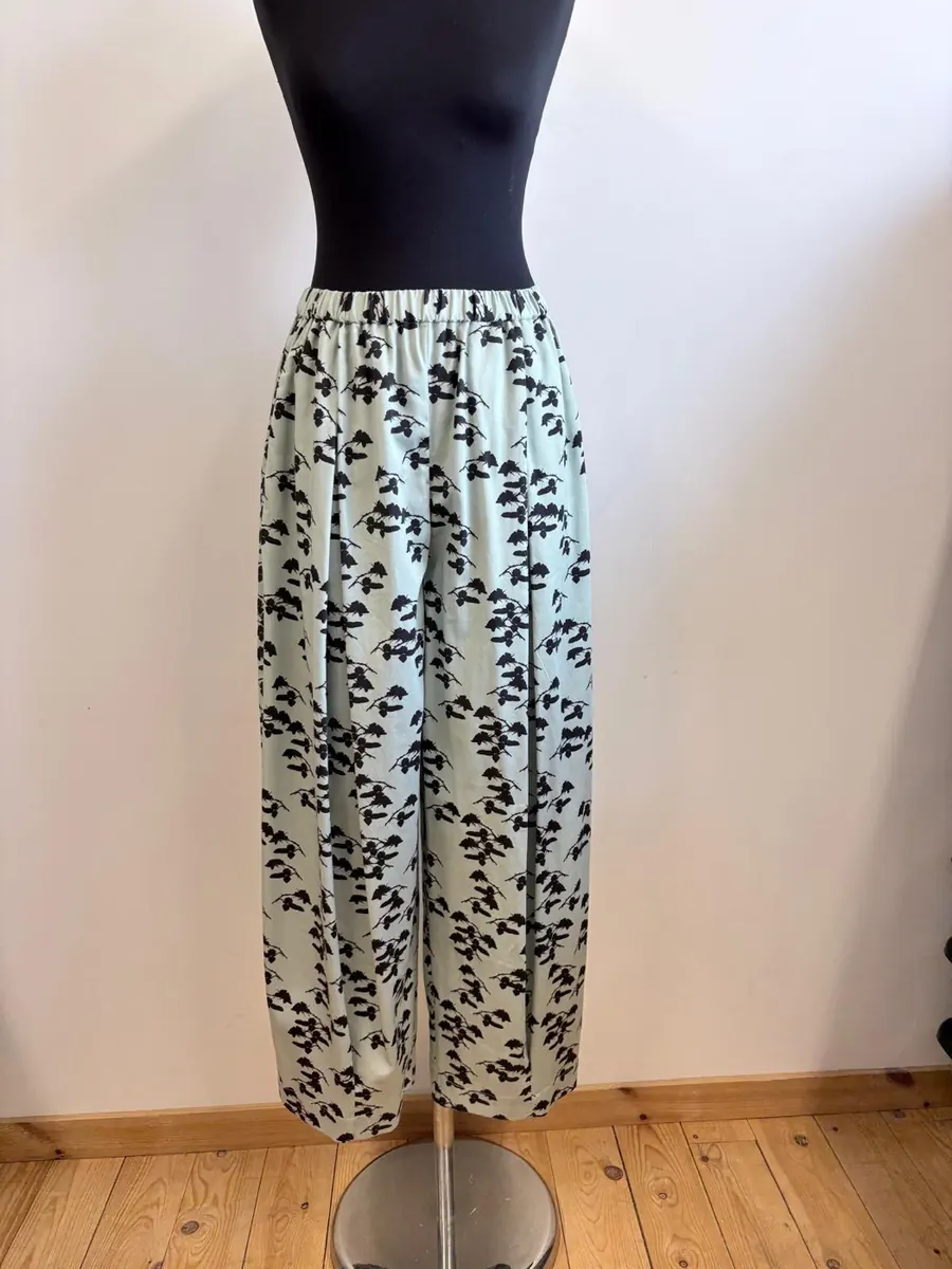 Sculptural Pleat Trousers