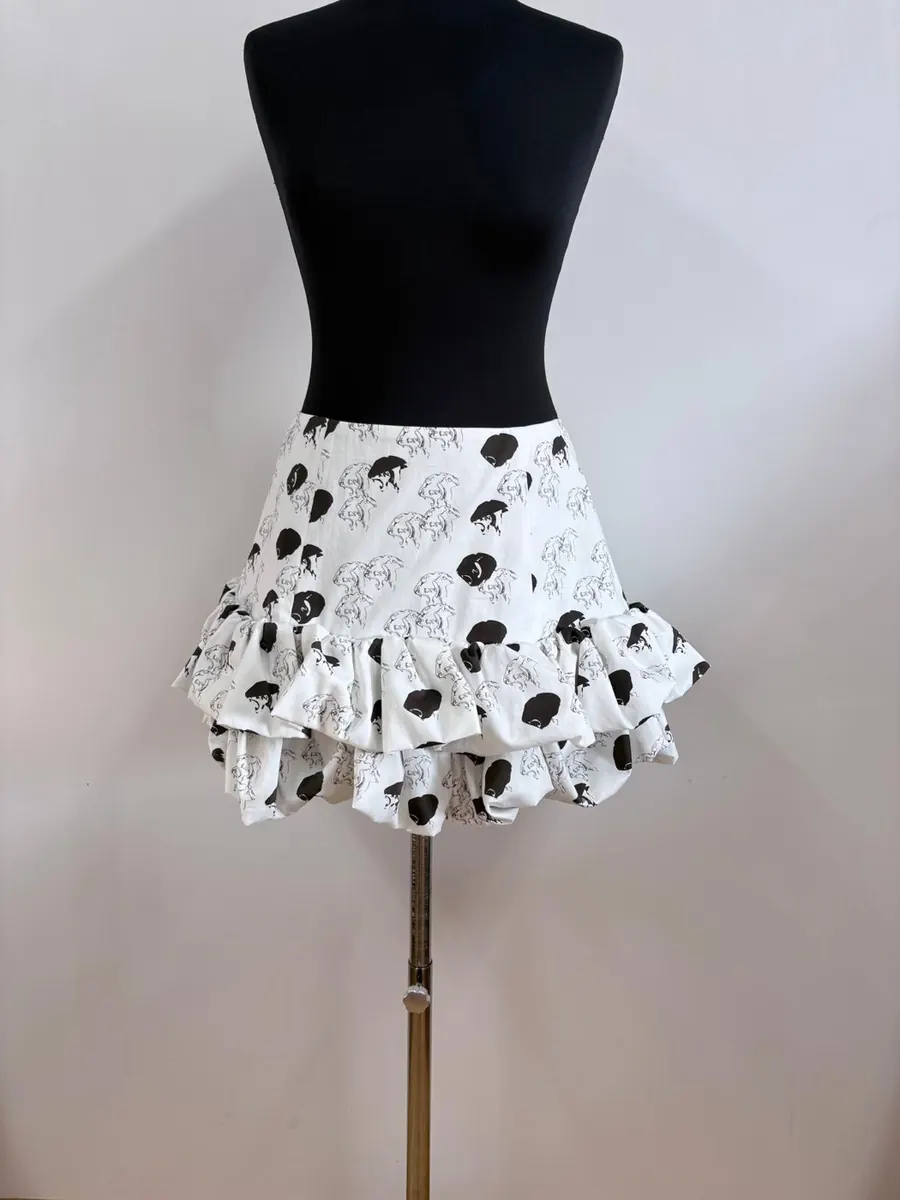 Double-Tiered Ruffle Skirt